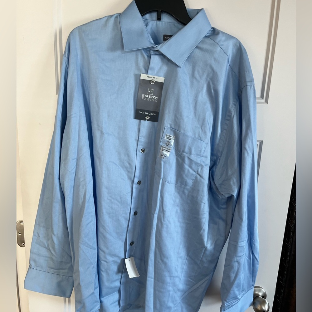 Van Husen Men’s Dress Shirt 18 1/2 x 34/35